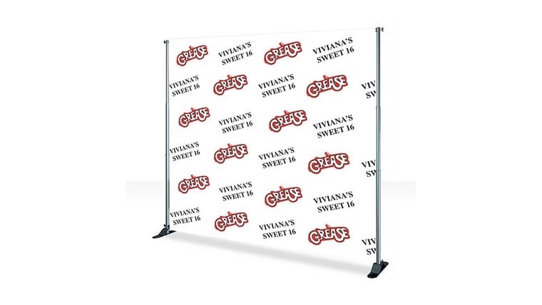 Step and Repeat, Custom Signage 8x10