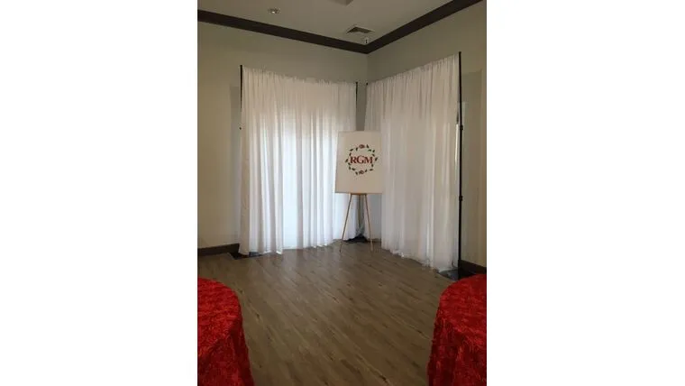 Pipe and Drape 10'h x 20'w