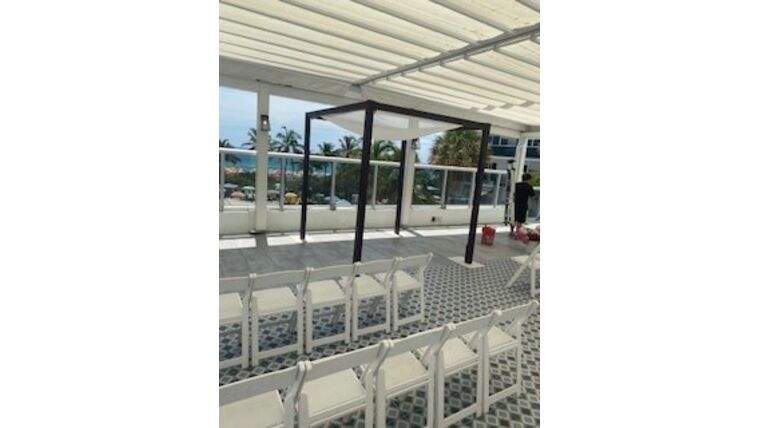 Cabana Wooden 8' x 8' — alternate view