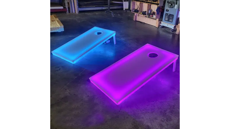 Cornhole LED — alternate view