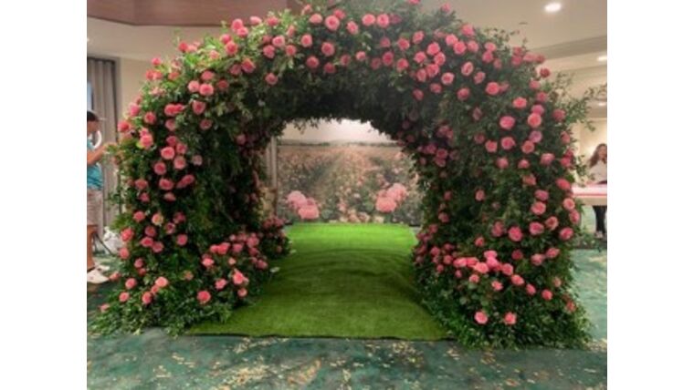 Fresh Floral Entrance Way