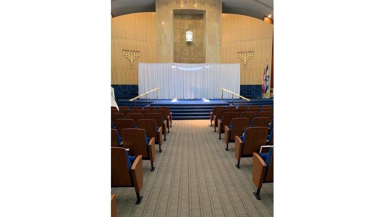 Pipe and Drape 10'h x 20'w — alternate view